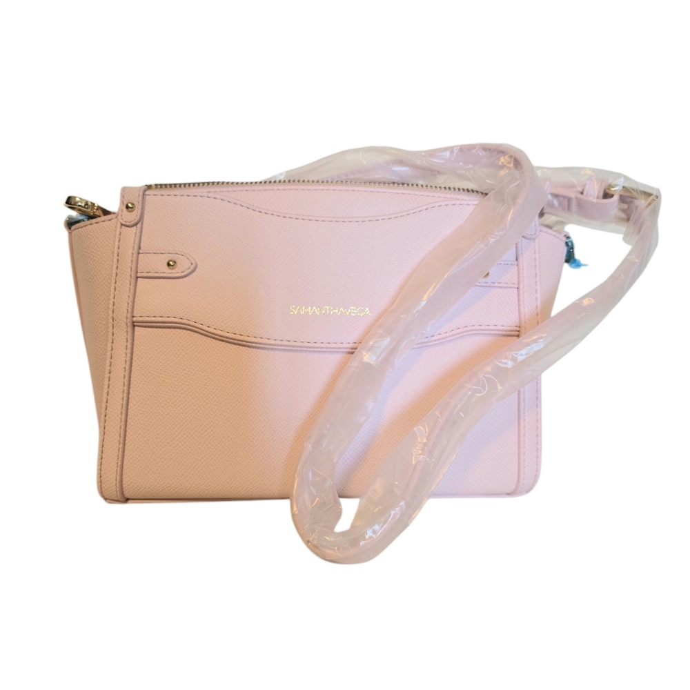 Samantha Thavasa Pastel Pink Gold Accent Women's Bag